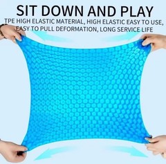 2Pc Honeycomb Gel Seat Cushion 2.5cm Thick Cooling Comfort Support for Chair Car