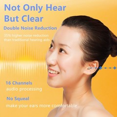Jinghao Hearing Aids Invisible Noise Cancelling Sound Amplifier ITE US