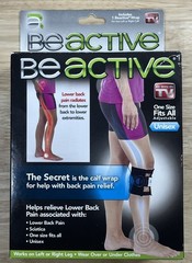BeActive Knee Brace – Back Pain – Calf Wrap- NEW in Original box – NP-BA1000
