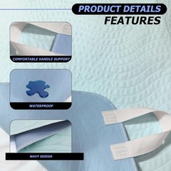 2 Pack Bed Pads for Incontinence 34×36 Inch – 2 Pack, Light Green