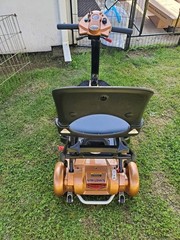 EV RIDER S19+ Transport Easy Manual Folding Electric Mobility Scooter 4 Wheel