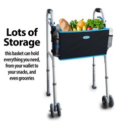 Top Glides Walker Basket