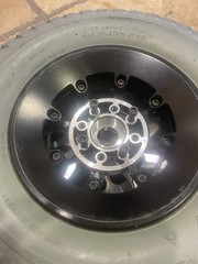 4.00-8 Solid Flat-Free Drive Wheel for Jazzy 1170 and 1170 XL Pair