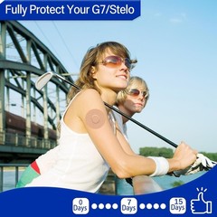 30-Pack G7 Waterproof Adhesive Patches – Hypoallergenic & Breathable for CGM