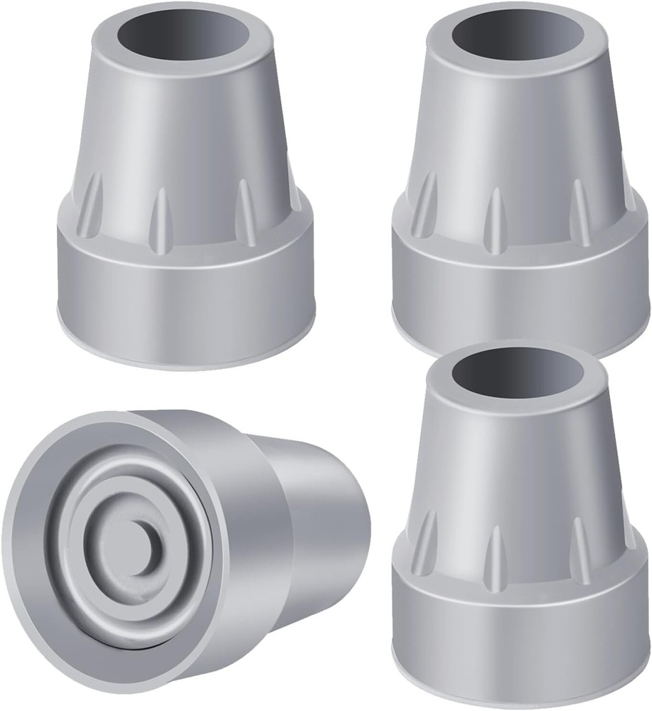 „Crutch Tips 4-Pack 7/8 Inch Upgrade Heavy Duty Rubber Crutch Accessories Repl..