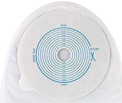 Disposable Colostomy Bags One-Piece Closed Stoma Bag Ostomy,Max Cut to Fit 20…