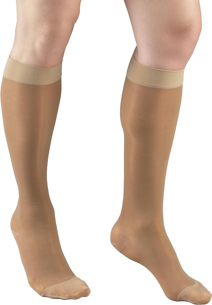 Truform Lites Ladies‘ Sheer Knee Highs Compression Support Stockings 15-20 mmHg