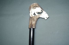 Classy Walking Stick Strolling Stick With Hirschhorn Handle Lion 31 1/2in
