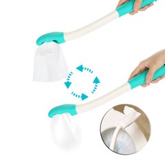 Toilet Aid Wiper Self Assist Bathroom Bottom Butt Wipe Helper Wand Long Aid ABE