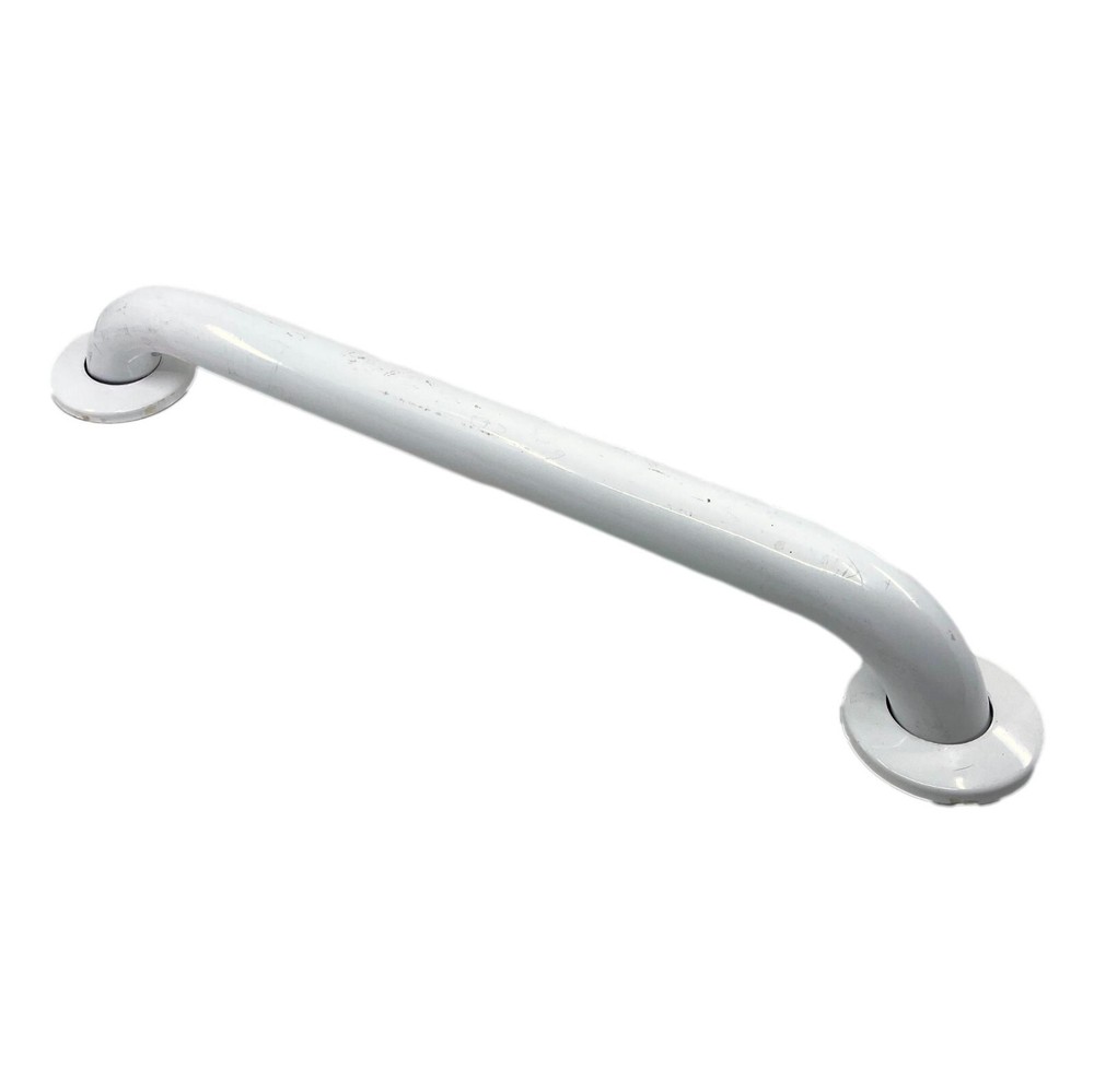 Franklin Brass White Powder Coated Steel Grab Bar Bath Shower Safety 18 Inches