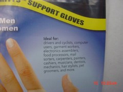 2 Pairs Occunomics Support Gloves 450-5L