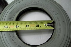 Pneumatic Treaded Tire, 8″ X 1 3/4″ (200×44), Light Gray Non-Marketing # 163-107
