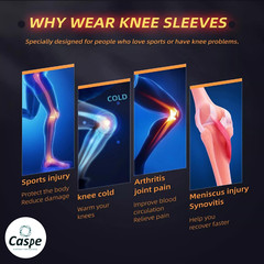 Compression Knee Brace Support Patella Meniscus Sport Joint Pain Arthritis Wrap