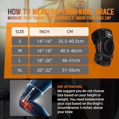 【Enhanced Version】2-in-1 Professional Knee Brace for Pain Relief,Adjustable K…