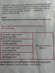 Medi Circaid Juxtalite Lower Leg Compression 28cm Med Short CJL1S002 +Underslv