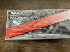 PA PLUS Plantar Fasciitis Socks, NEW 4-Pack for pain relief Size: Large