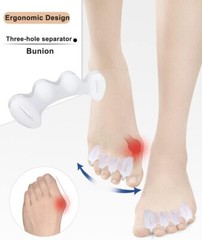 FOSVBEY 1-3 Pairs Toe Separators Toe Spacers for Women Men to Correct Bunion NEW