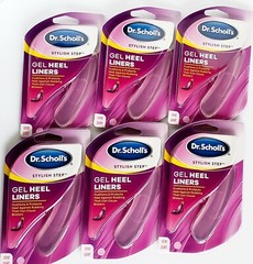 Dr Scholls Gel Heel Liners (Stylish Step) 6 Pack