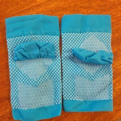 Blue SB SOX Plantar Fasciitis Compression Socks Arch Support Low Cut MEDIUM EUC