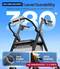 Z11 Rollator Walker with Seat for Seniors Max 380 lbs Capacity Foldable Avant