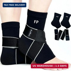 Ankle Support Brace for Women Men, 1 Pair Achilles Tendonitis Brace for Plantar