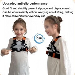 Upgraded Kids Pectus Carinatum Chest Brace Adjustable Support with Extra Straps