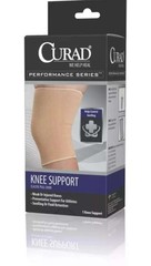Curad Performance Series Elastic Pull-Over Knee Support, Large, 1 ea