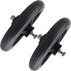 2Pcs Wheels Replacement for Wheelchairs, 8″ X 1″ Rollator Wheels, Anti-Slip Repl