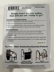 Pop „N Glide Walker Skis W605 NEW Essential Medical Supply Fits Most Walkers