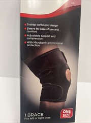 Equate Knee Brace with Microban Antimicrobial Protection, Adjustable Support