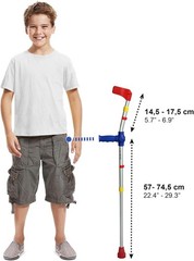 PEPE Mobility Forearm Crutches for Kids (x2 Units) Adjustable Height,…