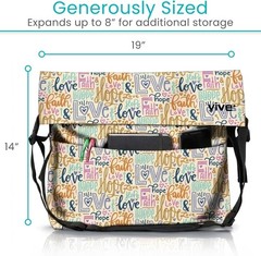 Adjustable Wheelchair Accessories Bag with Durable Nylon Material for Longevity