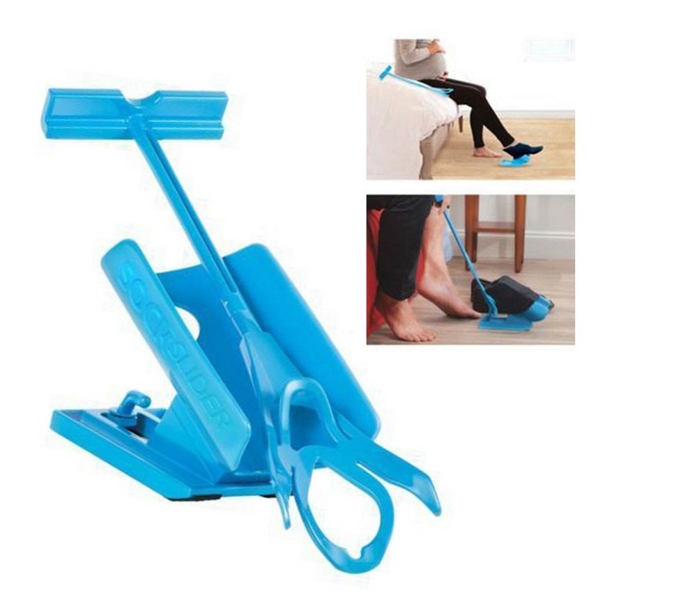 Sock Aid Slider Easy On and Off Sock Dressing Mobility Disability Kit No Bending