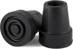 1/2 Pcs Cane Tips 3/4 Inch Heavy Duty Rubber Cane Tips Anti Slip TPR Replacement