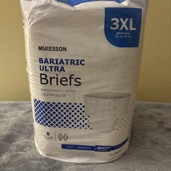 McKesson Ultra Plus Bariatric Disposable Briefs Diapers XXXL BRBAR