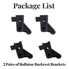 Rollator Backrest Brackets 19mm Installation Diameter – Universal Replacement