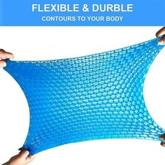 Double Thick Gel Seat Cushion Egg Honeycomb Cooling Chair Car Office Pad