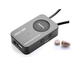 Bluetooth Neckloop Hearing Amplifier HERO-800 w CIC Earpiece