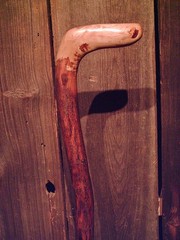 walking stick natural grown ROOT KNOB HANDLE for GOOD sized hands MADE IN USA