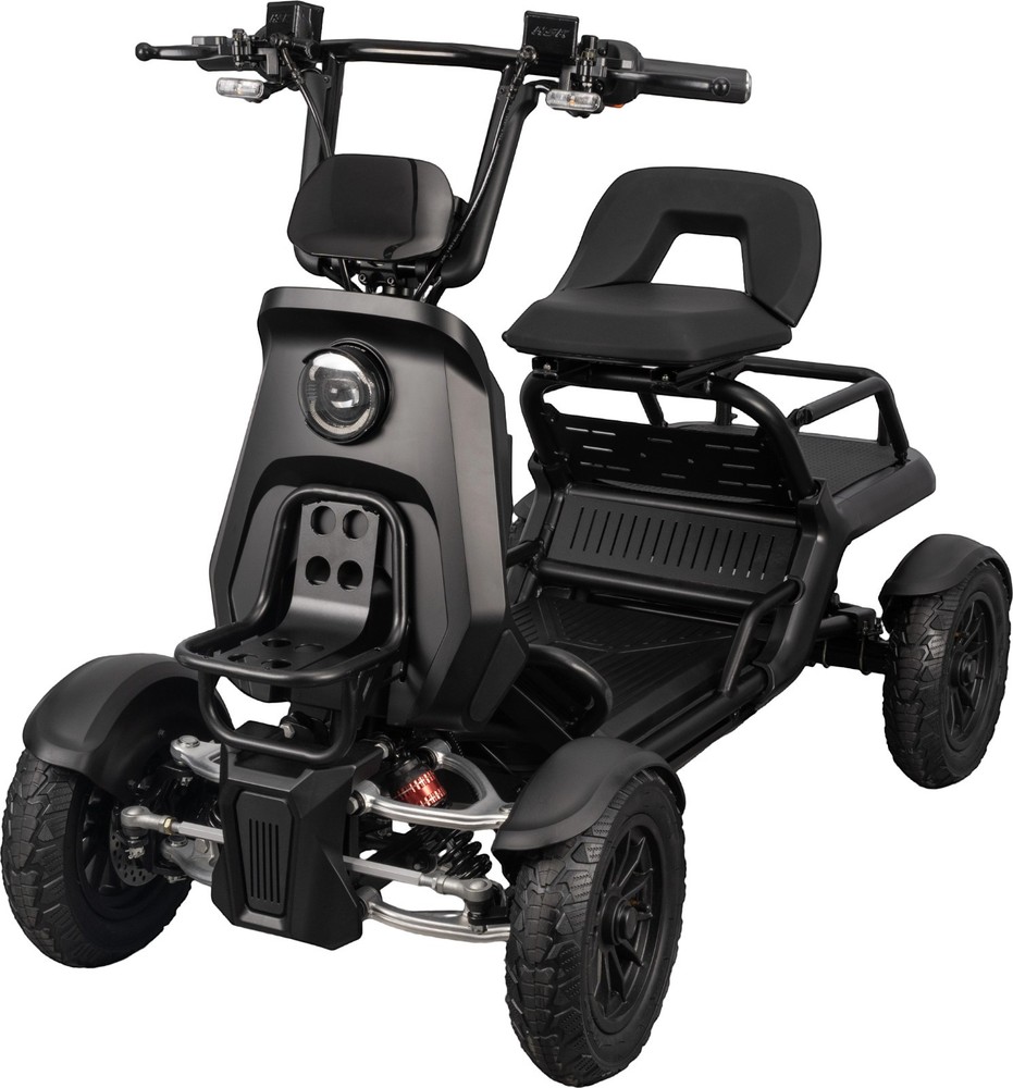 500/1000W Electric Mobility Scooter All Terrain for Adults with Cargo Platform