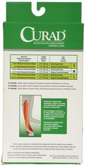 CURAD Knee-High Compression Hosiery, 8 mmHg to 15 1 Count (Pack of 1), Beige