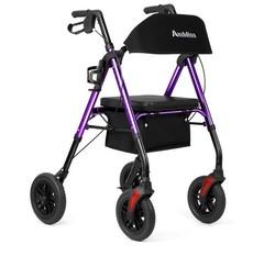 NEW Ambliss Rollator Walker Seat Storage Backrest Foldable