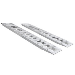 2pcs Aluminum Trailer Ramps Loading Ramps Truck Car Auto Trailer Ramps