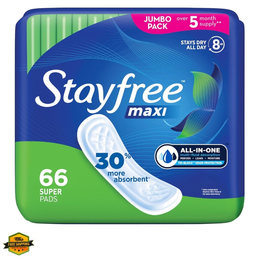 Maxi Super Long Pads For Women, Wingless, Reliable Protection and Absorbency …
