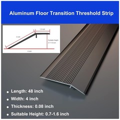48″ Aluminum Floor Transition – Easy Install