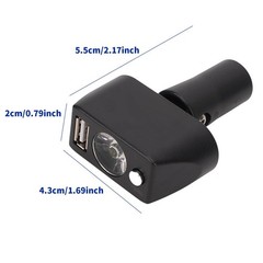 Wheelchair Lighting Controller Lightweight with USB Charging Port for Night