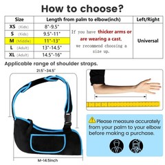 Multi-Scenario Arm Sling – Lightweight Shoulder Immobilizer Perfect for Recovery