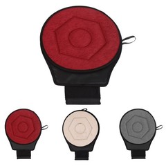 Round Car Cushion 360 Degrees Rotating Geometric Rhombic Shape Portable Rotating