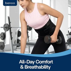 Adjustable Back Brace for Lower Back Pain Relief | Stylish Lumbar Support Belt