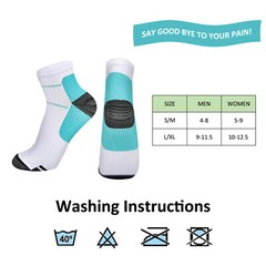 Compression Socks for Plantar Fasciitis-Ankle Support & Foot Pain Relief Sleeves
